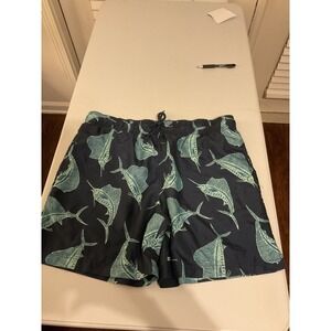 George Sailfish Swim Trunks Elastic Waist Quick Dry L‎ (36-38)